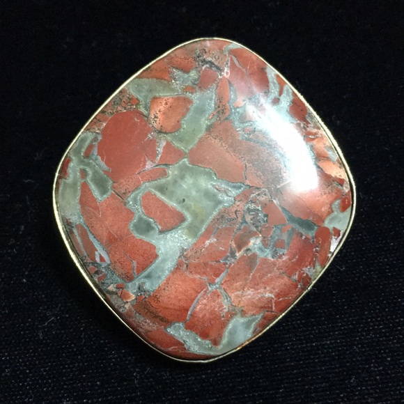 🖤Vtg💕Stone belt buckle - Picture 10 of 14